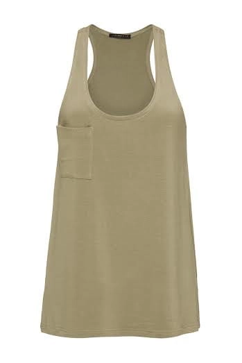 Oversizowa bokserka z kieszonką w kolorze khaki KHAKI BOKSERKA